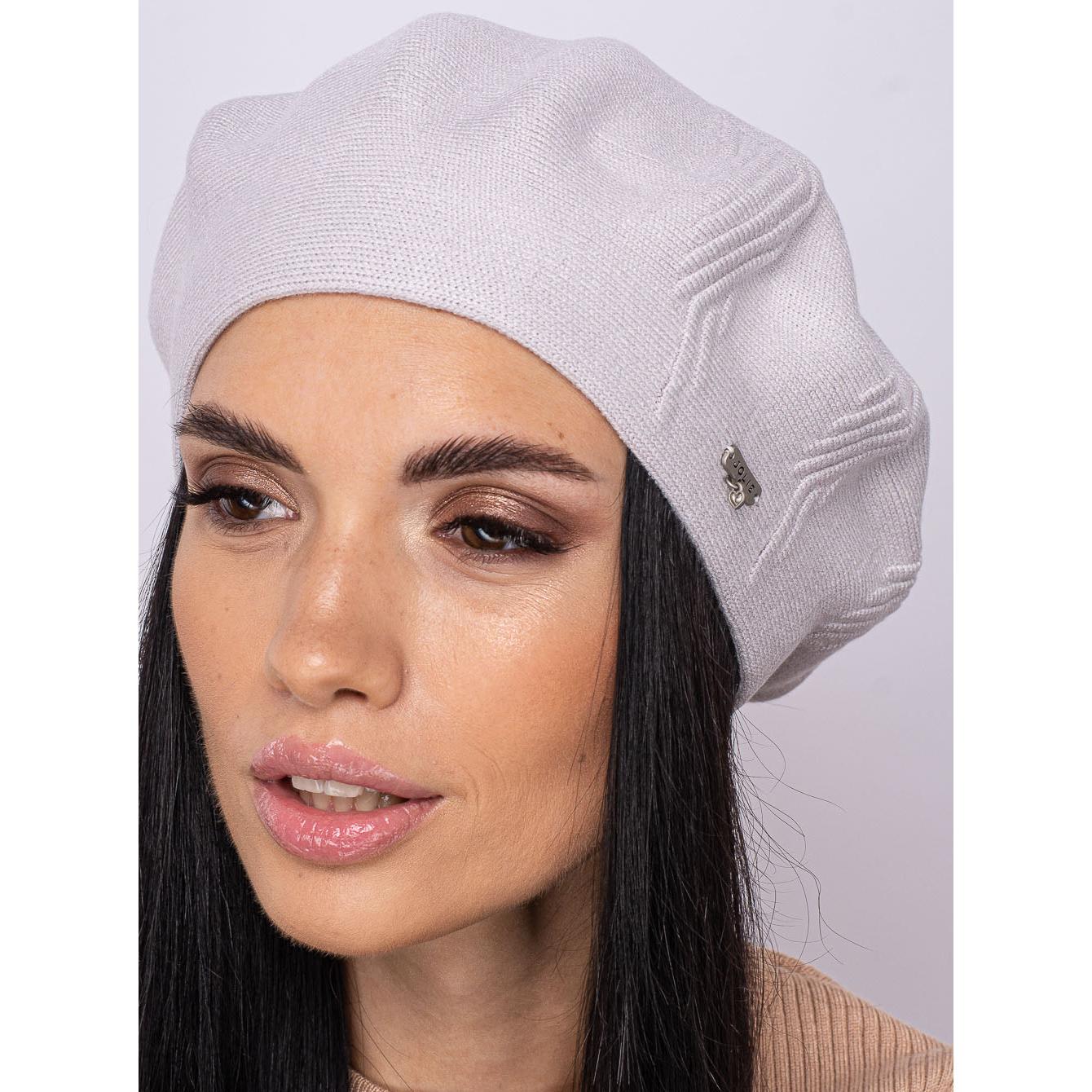 Берет женский шерстяной Leks Магма one size Иней