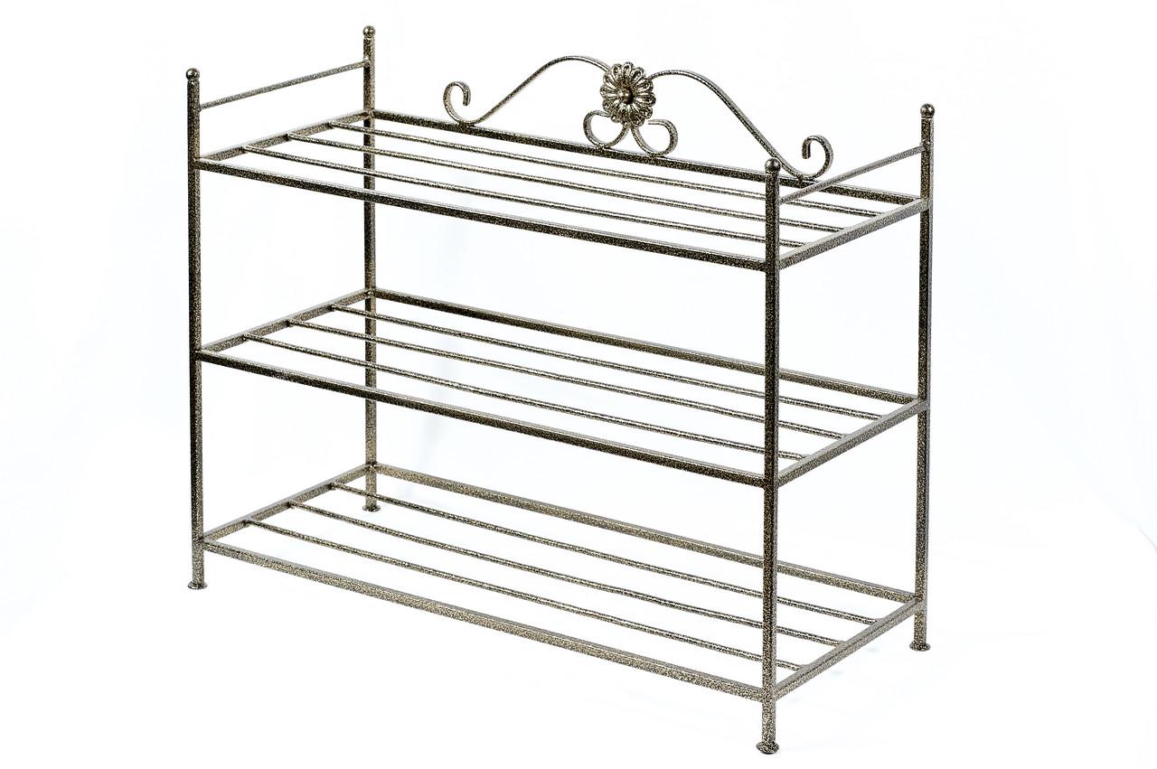 Полка для обуви Софт с настенной вешалкой Версаль Золотой - фото 5