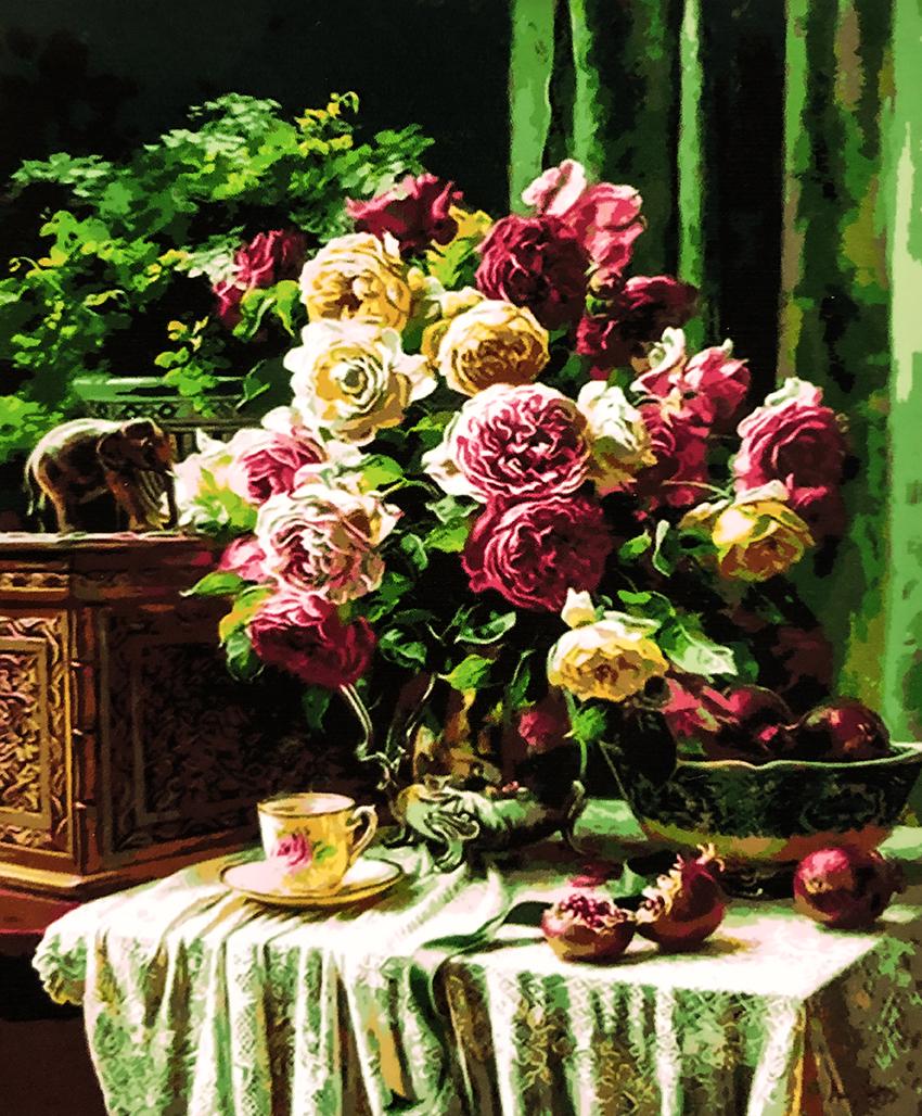 Картина по номерам "Гранатовый натюрморт" 50x40 см (РНК-049)