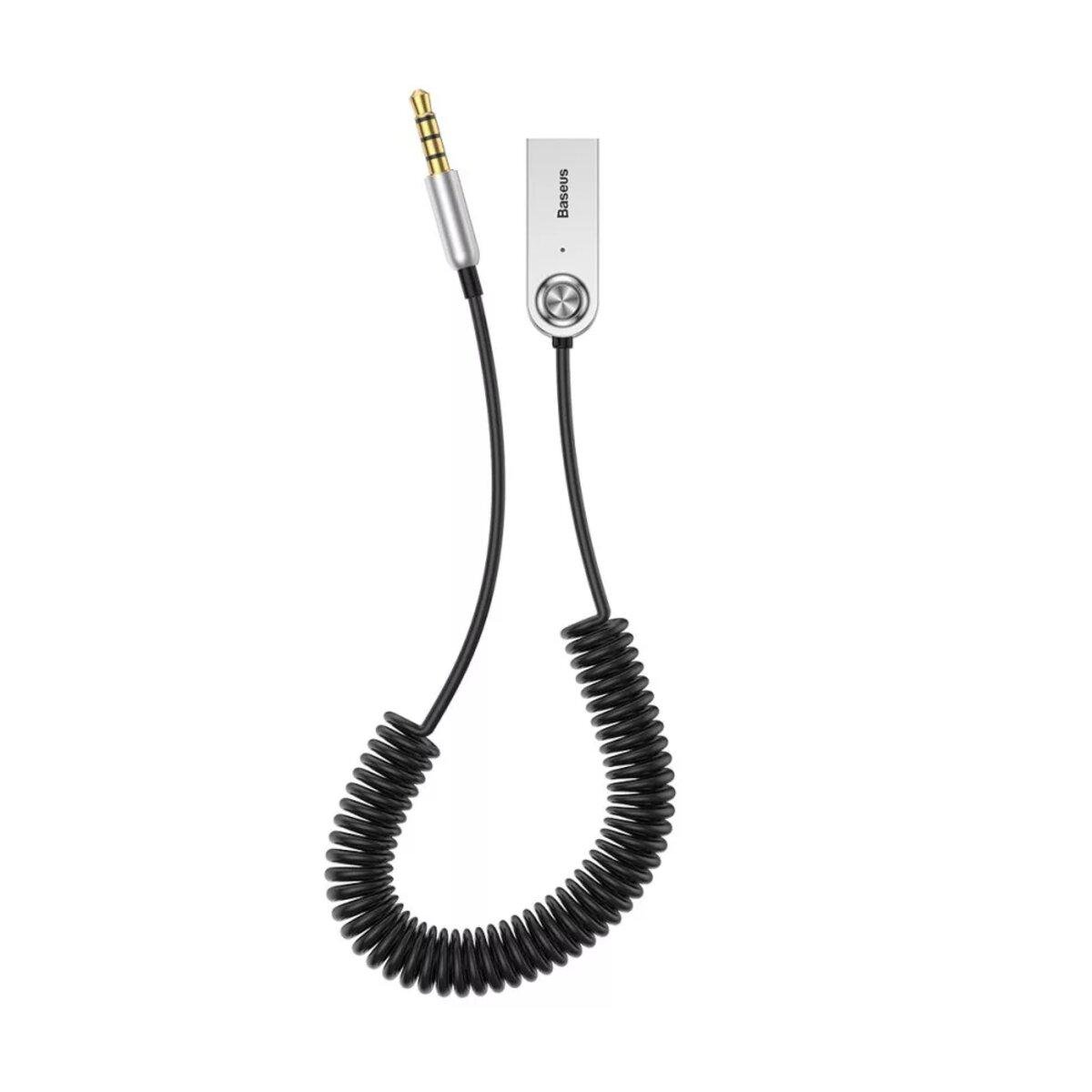 Аудіоадаптер AUX Baseus CABA01-01 BA01 USB Wireless Adapter Cable Bluetooth Black (566907) - фото 4