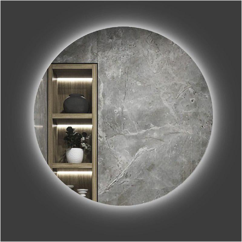 Зеркало EKVATOR ML-07 круглое с фоновой подсветкой 90х90 см