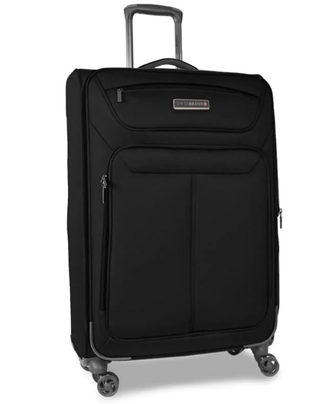 Чемодан Swissbrand Austria L Black (SWB_LEAUS001L)