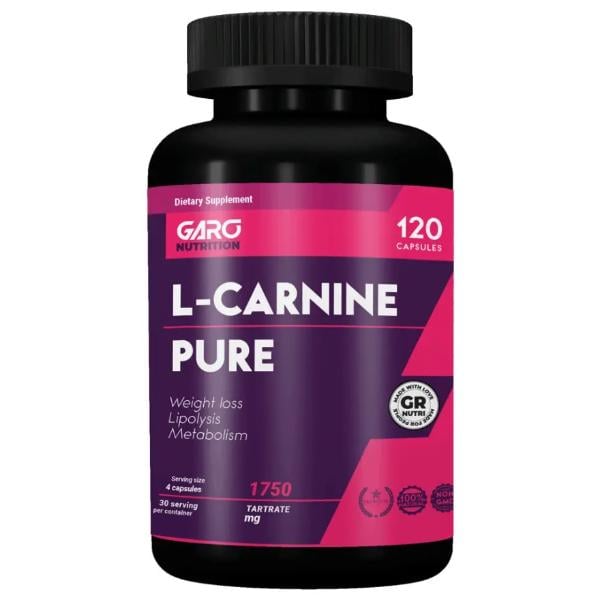 Жироспалювач для спорту Garo Nutrition L-Carnitine 1750 мг 120 капс. (000022483)