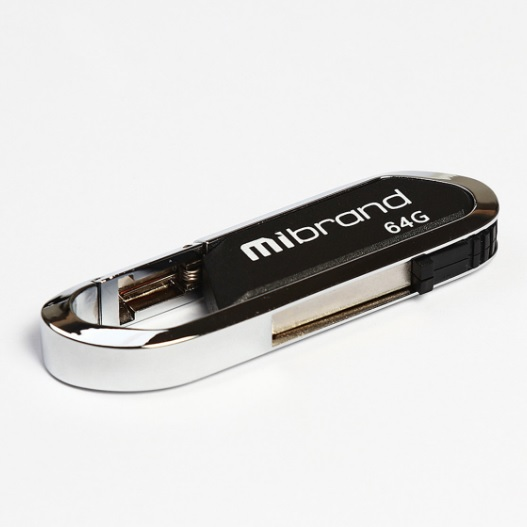 Флеш-память USB Mibrand Aligator 64 GB USB 2.0 Черно-серебряный (22500) Флеш-память USB Mibrand Aligator 64 GB USB 2.0 Черно-серебряный (22500)