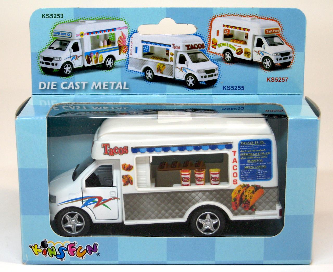 Машина металлическая KS5255W Tacos truck - фото 9 Машина металлическая KS5255W Tacos truck - фото 9