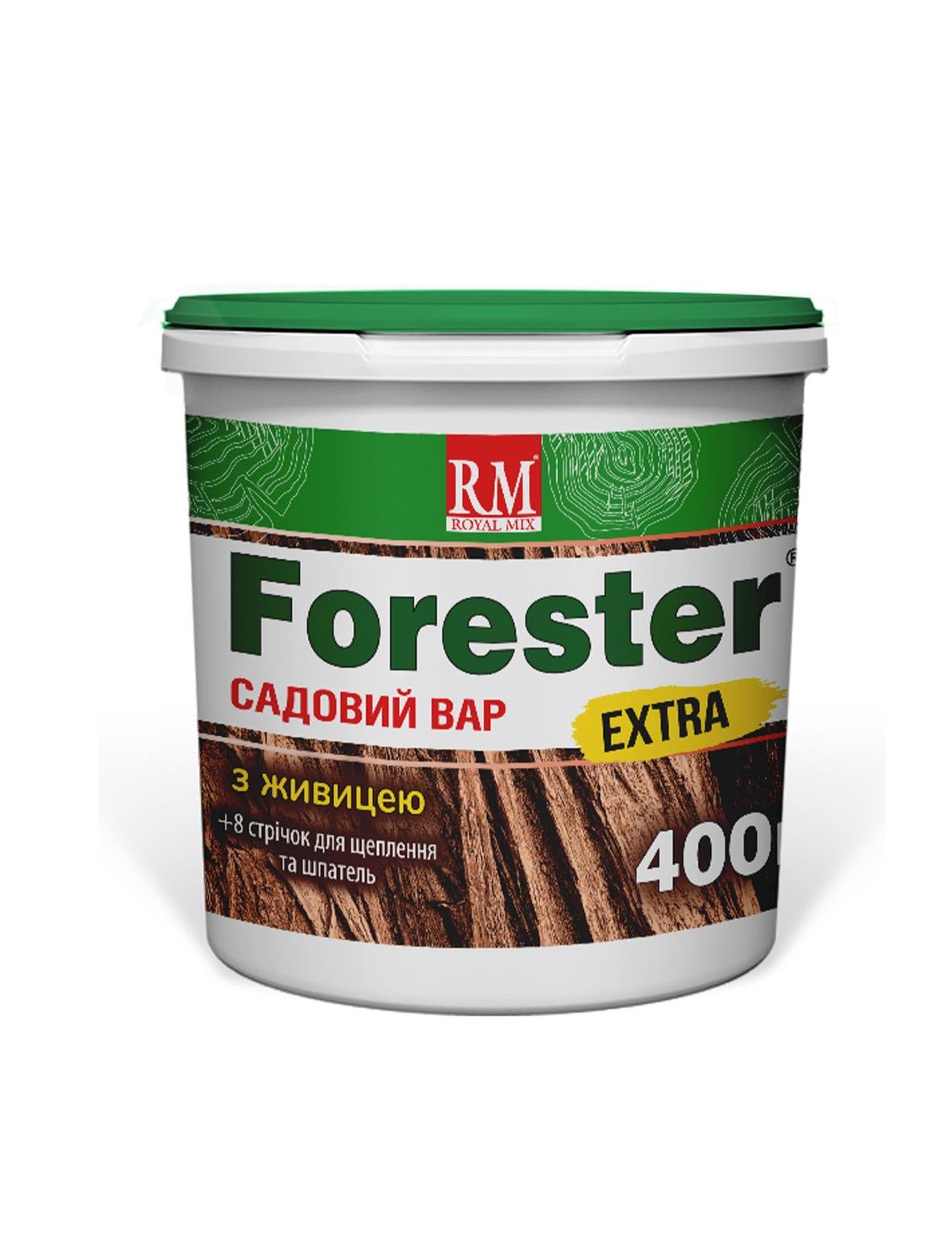 Садовий вар Агрохімпак Форестер для захисту дерев і кущів 400 г (74837100)