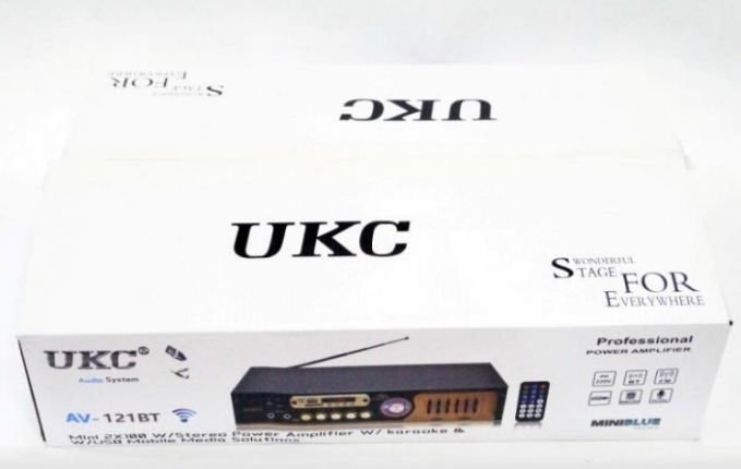 Усилитель звуковых частот UKC AMP 121 BT - фото 3