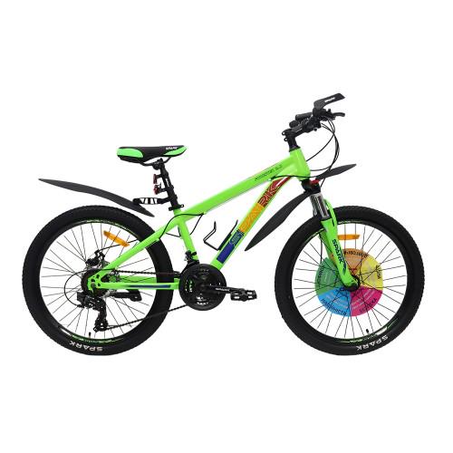 Велосипед Spark Forester 24" стальная рама 13" Неоновый зеленый (000198069)