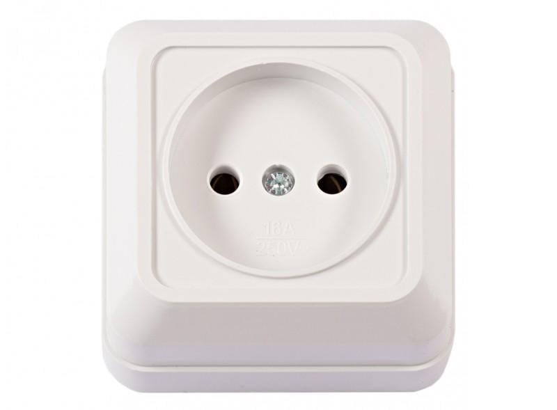 Розетка наружная Luxel OPERA без заземления