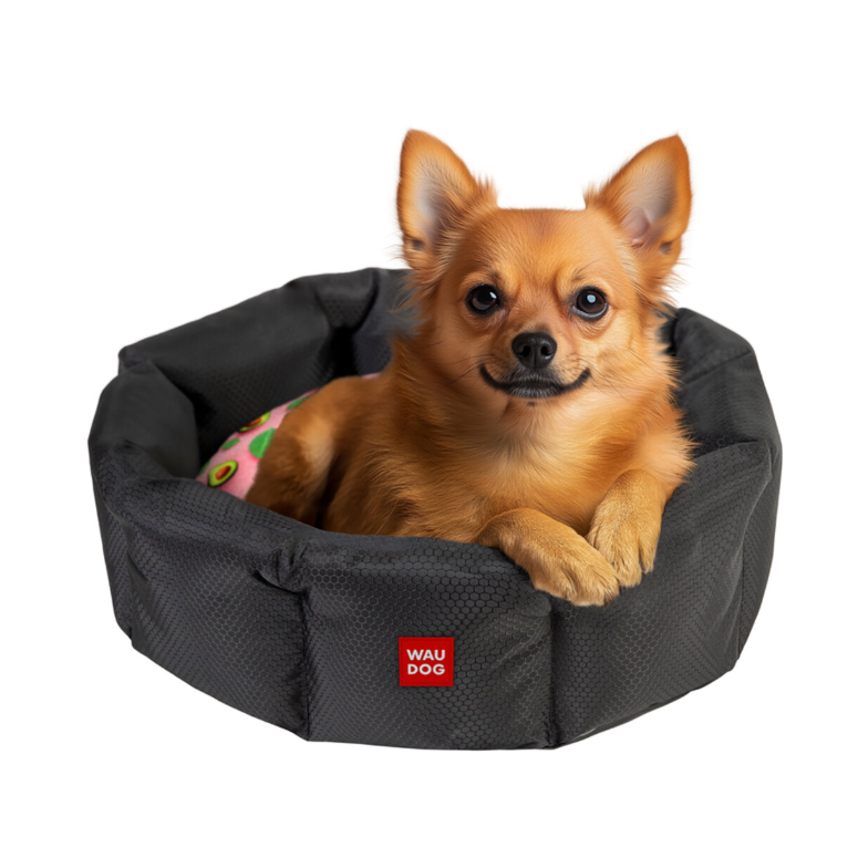 Леженка для собак кошек Waudog Relax Авокадо M 42x52x19 см Black (314-4051) - фото 4