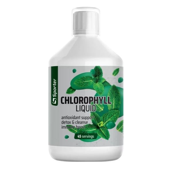 Комплекс для травлення Sporter Chlorophyll Liquid 450 мл 45 порцій Natural Mint Flavor (000027395)