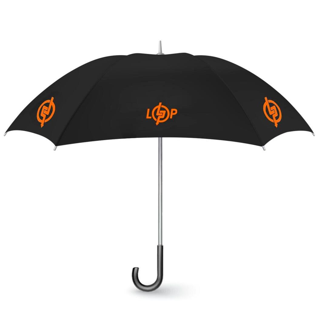 Зонт полуавтомат LogicPower 8 усиленных спиц Black (33087832)