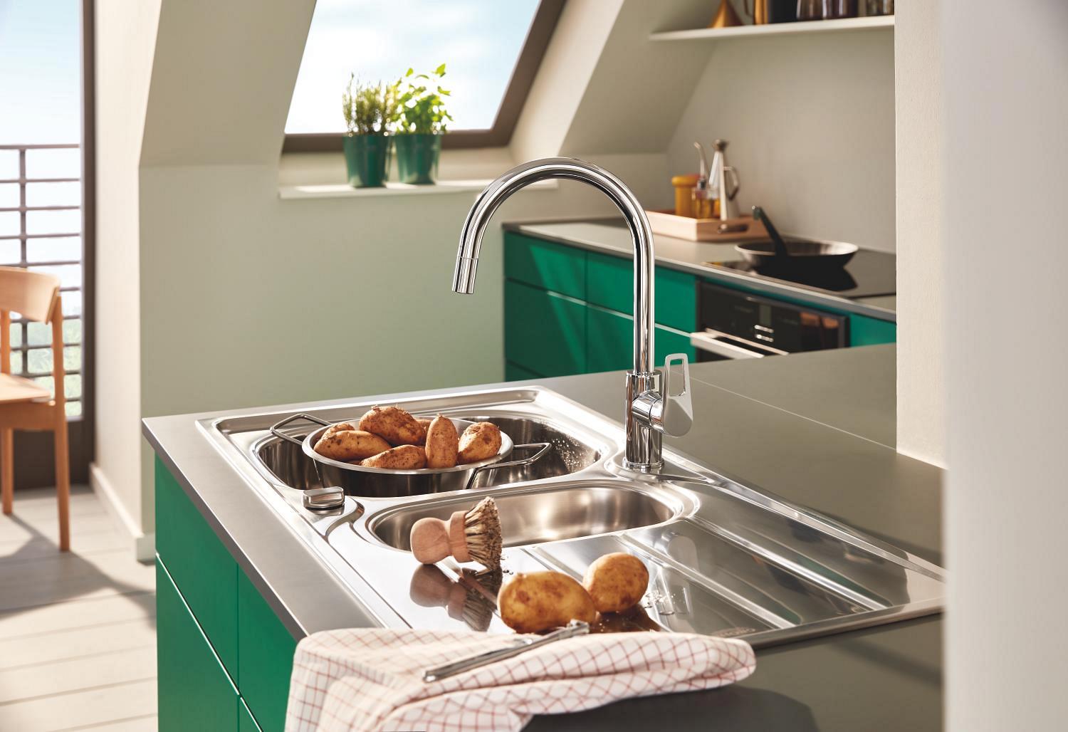 Змішувач для кухні Grohe BauLoop одноважільний (30543000) - фото 6