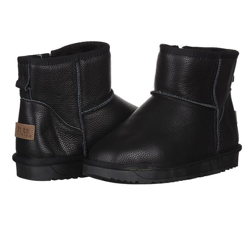 Угги мужские It ts H8854-1 кожаные р. 42 Черный (80065) Угги мужские It ts H8854-1 кожаные р. 42 Черный (80065)