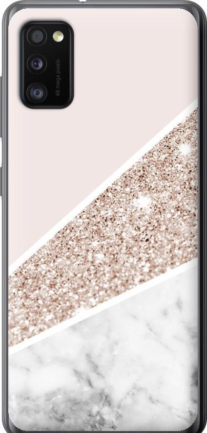 Чехол на Samsung Galaxy A41 A415F Пастельный мрамор (4342t-1886-42517)