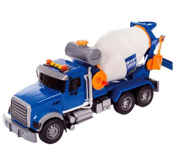 Машинка Автопром Бетономешалка 1:18 Синий (7973)