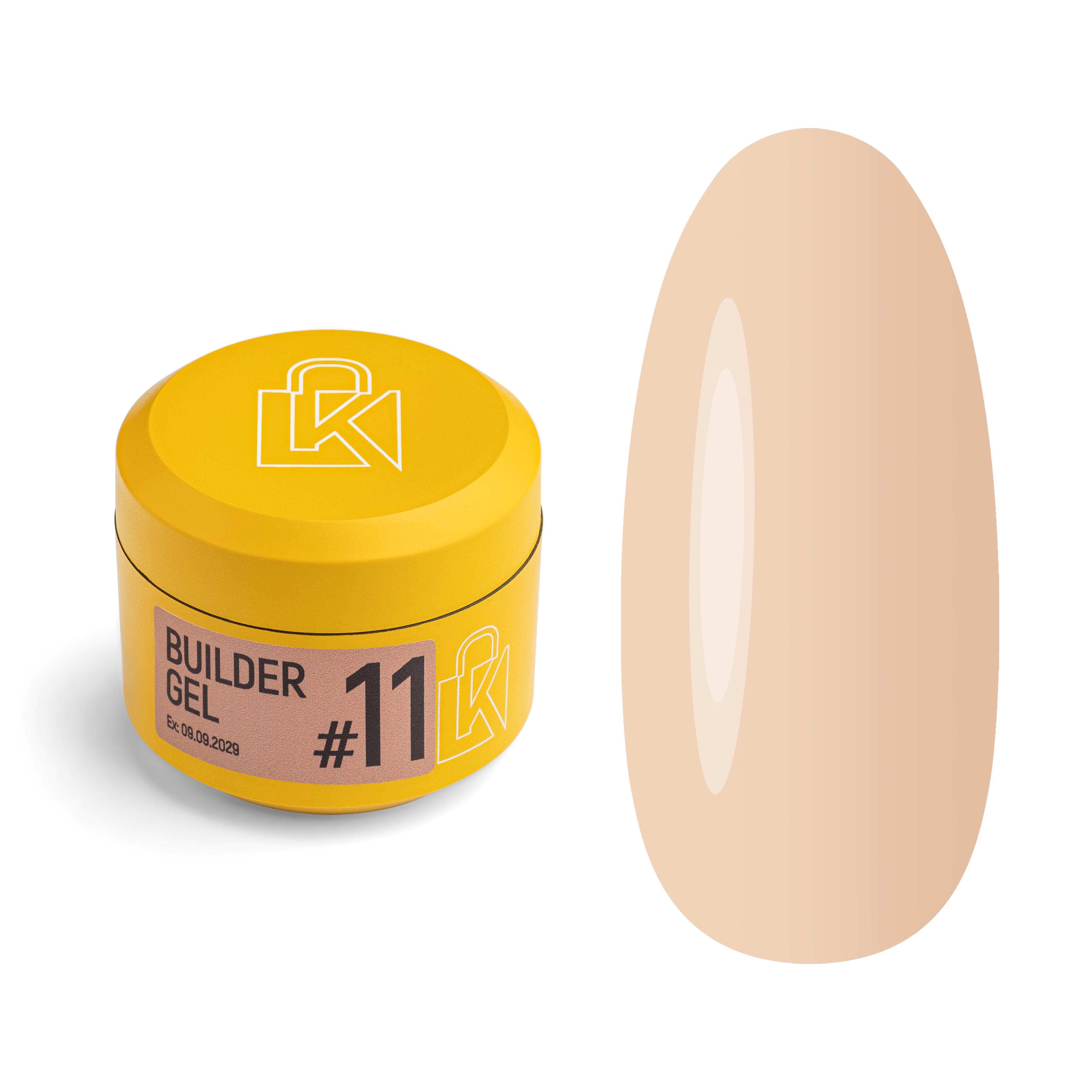 Гель для наращивания Kupiuviti Builder Gel №11 30 мл