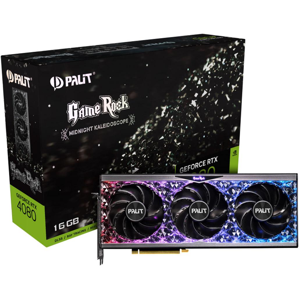 Видеокарта Palit GeForce RTX 4080 16GB GameRock (NED4080019T2-1030G)