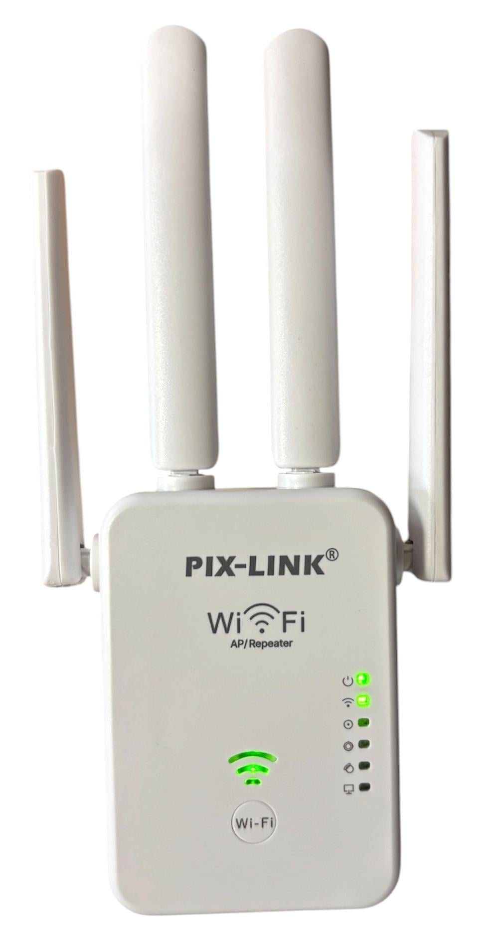 Репитер Wi-Fi Pix Link 2.4 GHz 300 Мбит 4 антенны (34115127)
