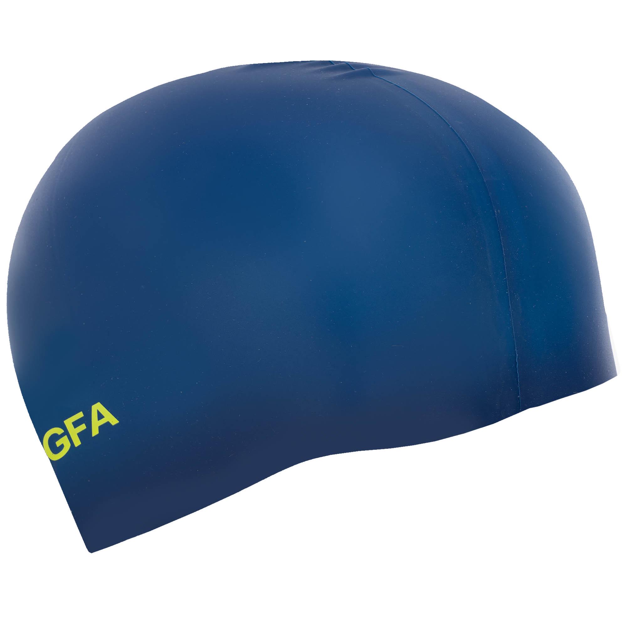 Шапочка для плавания для взрослых YINGFA C0081 силиконовая L Темно-синий (C0081_Темно-синий_L) - фото 2