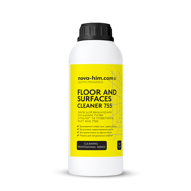 Средство для мытья полов и удаления следов резины Юнит-Фло 755 кан 1 кг (2275)