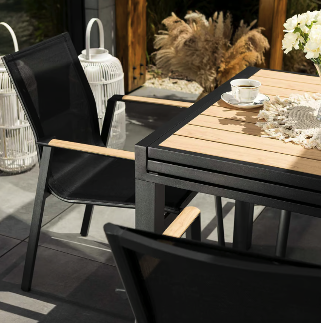 Стол садовый раздвижной Di Volio Comlo Бежевый (4558) - фото 3 Стол садовый раздвижной Di Volio Comlo Бежевый (4558) - фото 3