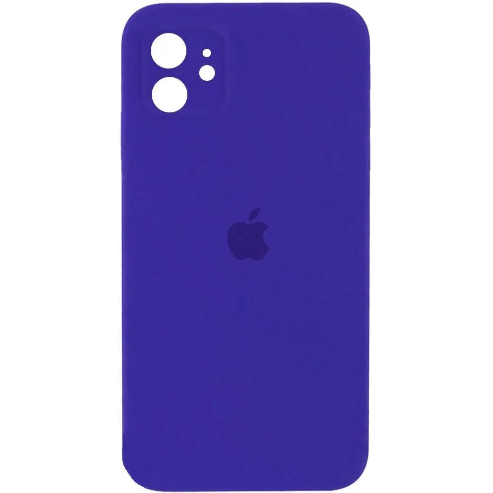 Силиконовый Чехол Накладка с Квадратными Бортиками Silicone Case для iPhone 11 Violet Силиконовый Чехол Накладка с Квадратными Бортиками Silicone Case для iPhone 11 Violet