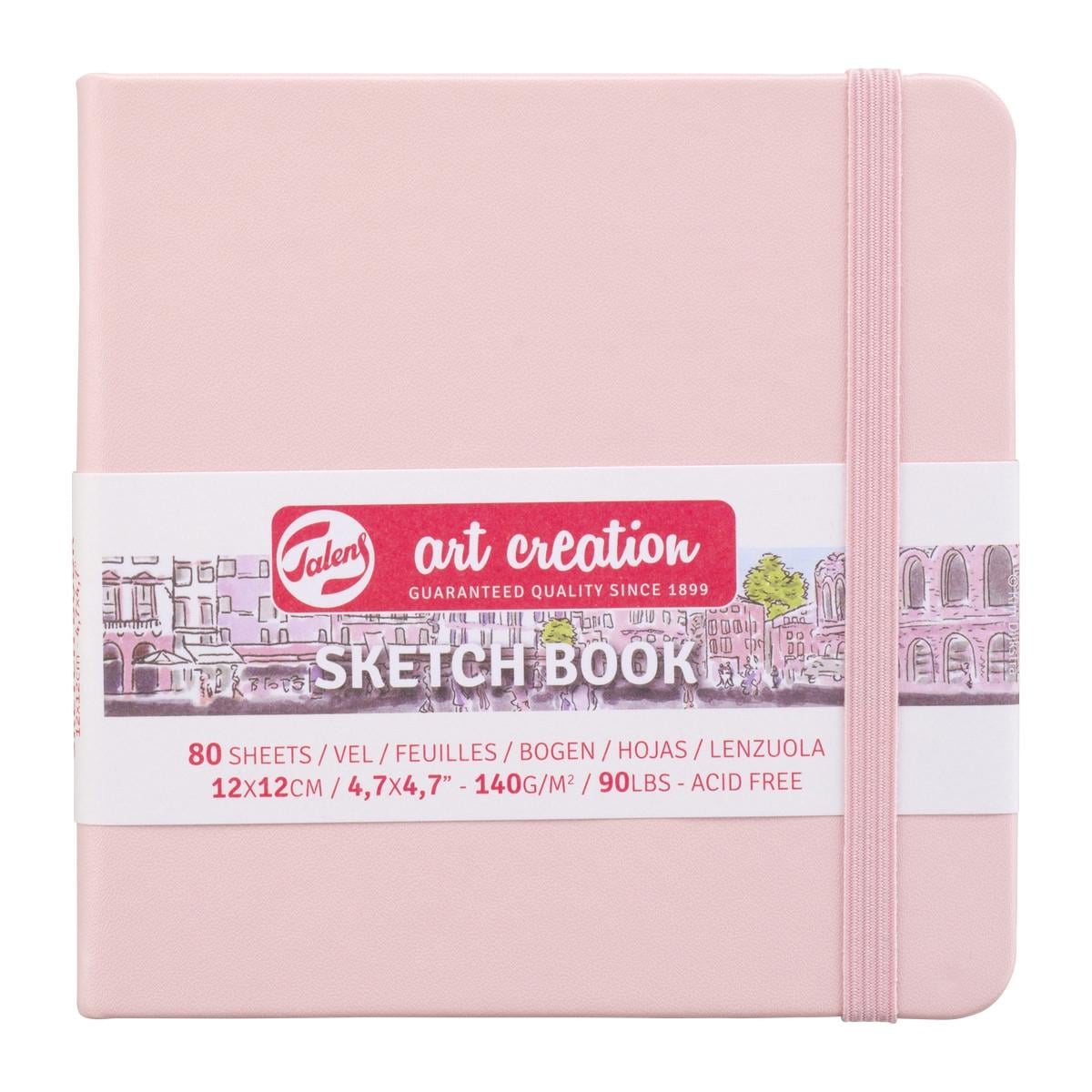 Альбом для графики Royal Talens Art Creation твердый переплет 140 г/кв. м 80 л. 12x12 см Pastel Pink (9314014M) Альбом для графики Royal Talens Art Creation твердый переплет 140 г/кв. м 80 л. 12x12 см Pastel Pink (9314014M)