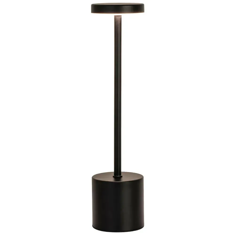 Настольная лампа-ночник LED на аккумуляторе 34х8 см от USB Черный (234575659)