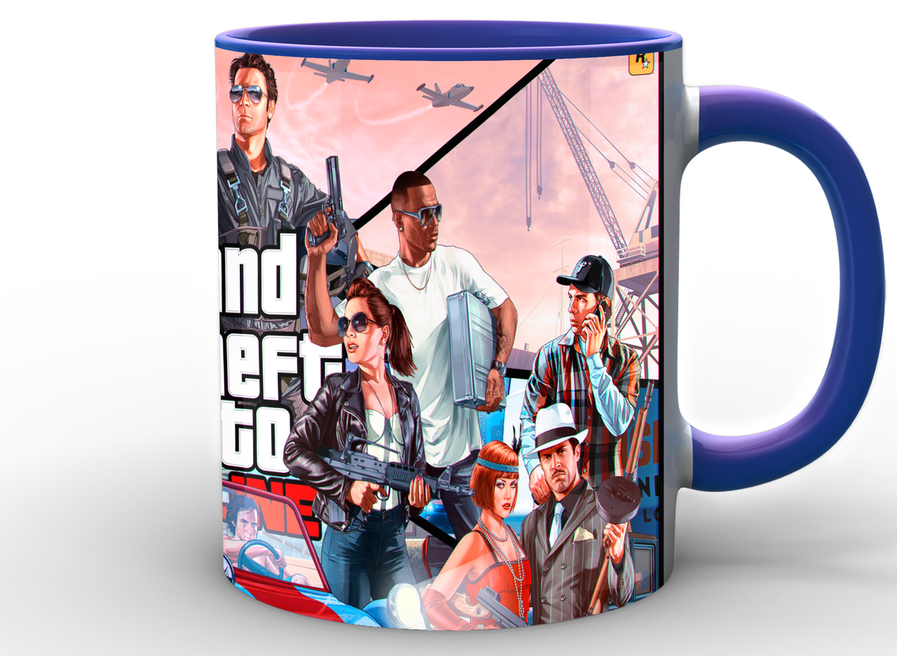 Чашка GeekLand GTA заставка 330 мл Синий (GT.02.05)