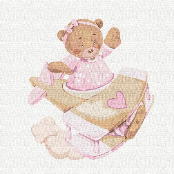 Картина по номерам Идейка Расправив крылья 30х30 см в термопакете (KHO2349)