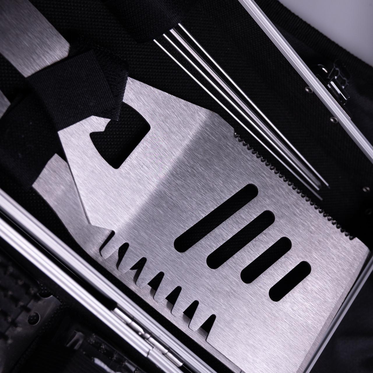 Набір аксесуарів для грилю та барбекю в кейсі 19 предметів (HP-21-3) - фото 3 Набір аксесуарів для грилю та барбекю в кейсі 19 предметів (HP-21-3) - фото 3