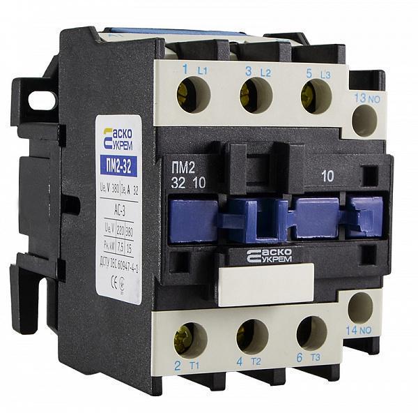 Контактор-пускатель АСКО-Укрем ПМ 2-32-10 F7 LC1-D3210 32А 110 B 1NO (A0040010066)