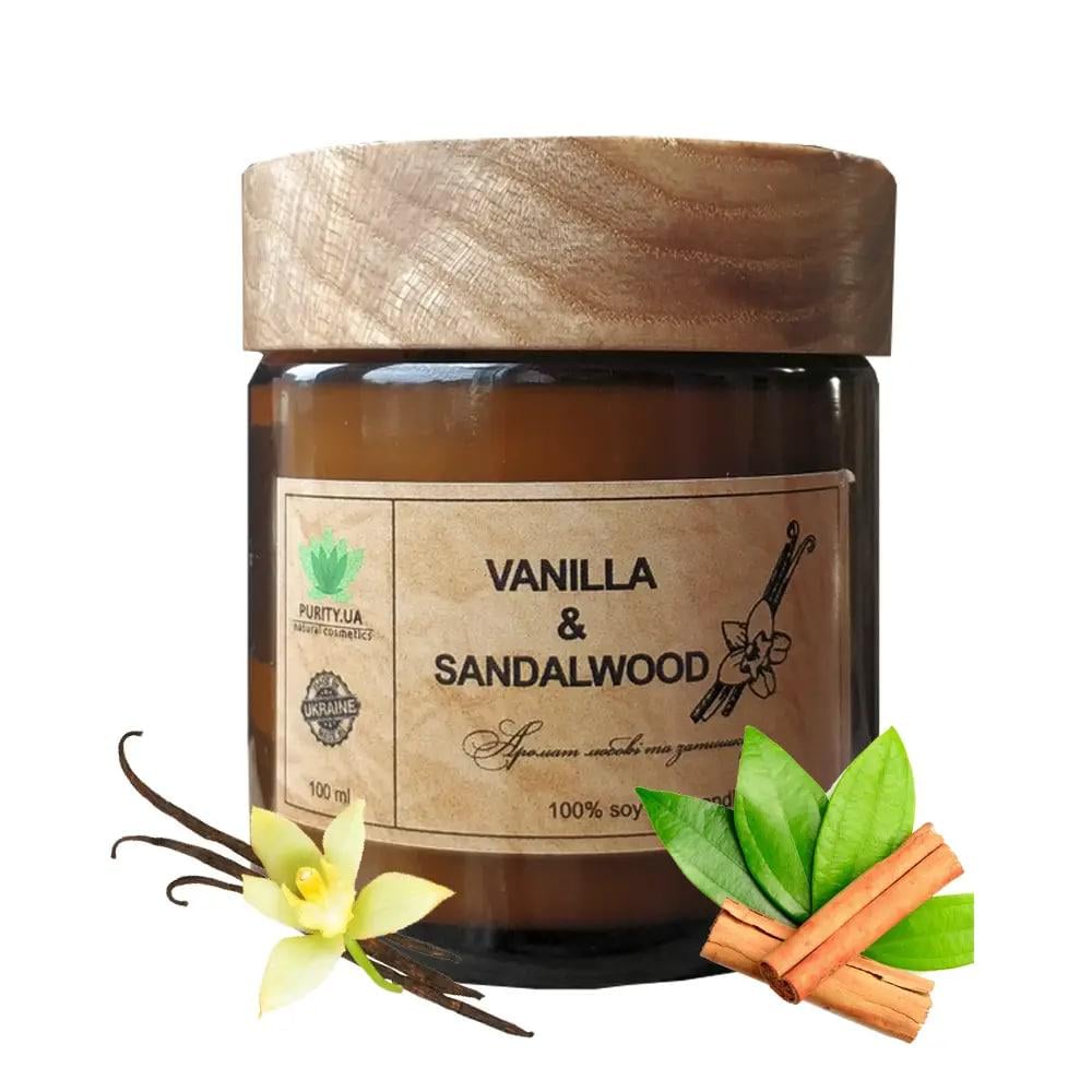 Аромасвечка Vanilla&Sandalwood M PURITY 100 г (PURS08)