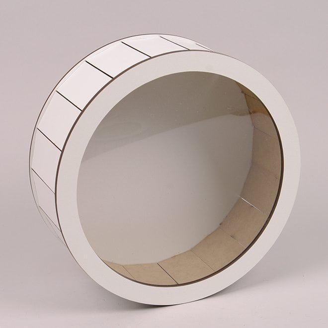 Коробка подарочная Flora круглая с прозрачной крышкой d 27,5 см Белый (33062) - фото 3 Коробка подарочная Flora круглая с прозрачной крышкой d 27,5 см Белый (33062) - фото 3