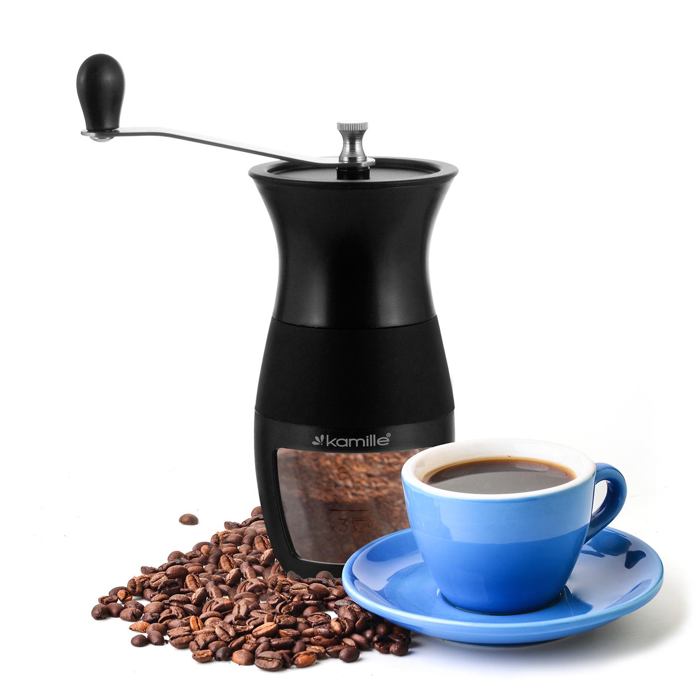 Кофемолка ручная Kamille механическая (7065) - фото 3