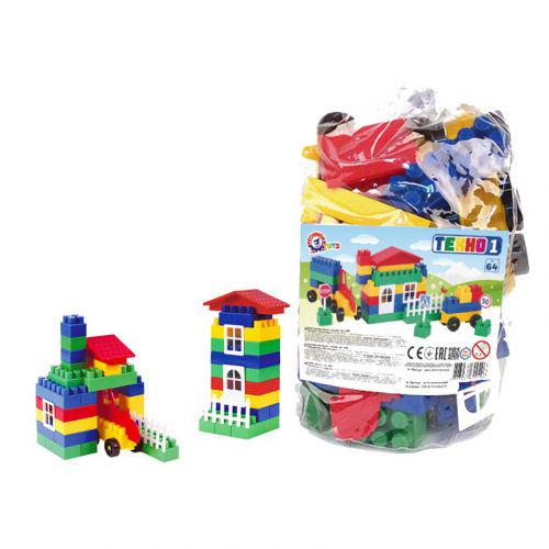 Конструктор ТехноК Техно 1 64 деталей (11107)