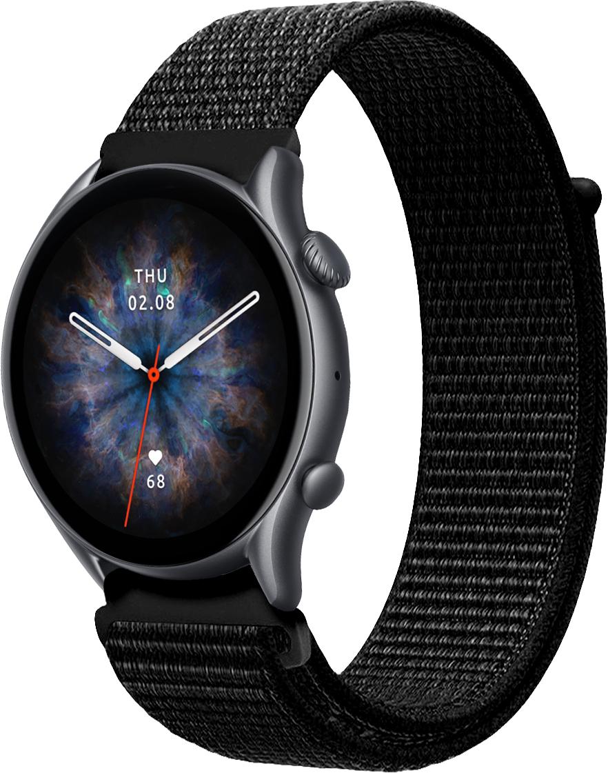 Ремінець нейлоновий Sport Loop для Amazfit GTR 3 Pro Black (17276-2B)