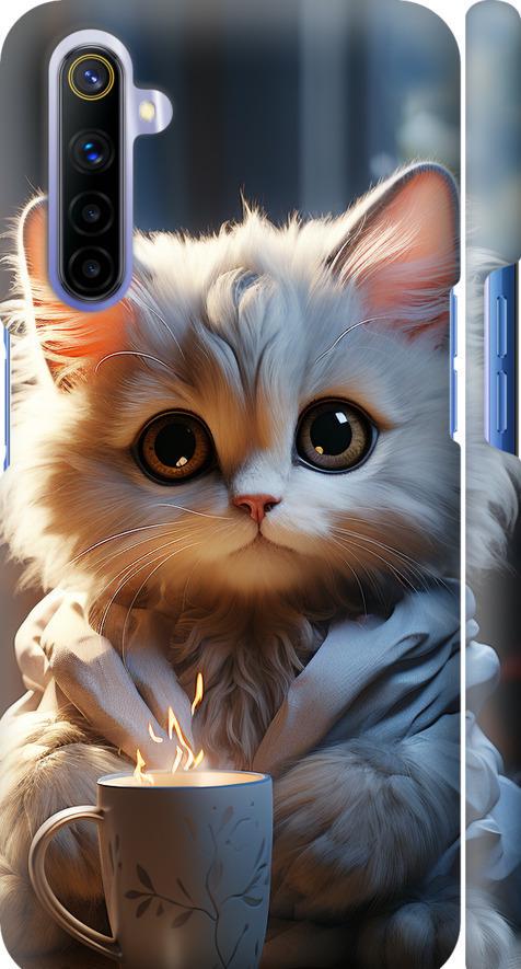 Чехол на Realme 6 White cat (5646m-1913-42517)