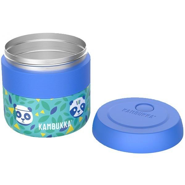 Термос для еды Kambukka Bora Chief Panda 400 мл Сине-зеленый (11-06001) - фото 2