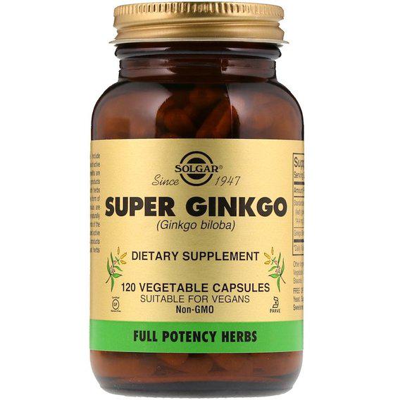 Гінко білоба Solgar FP Super Ginkgo 120 Veg Caps