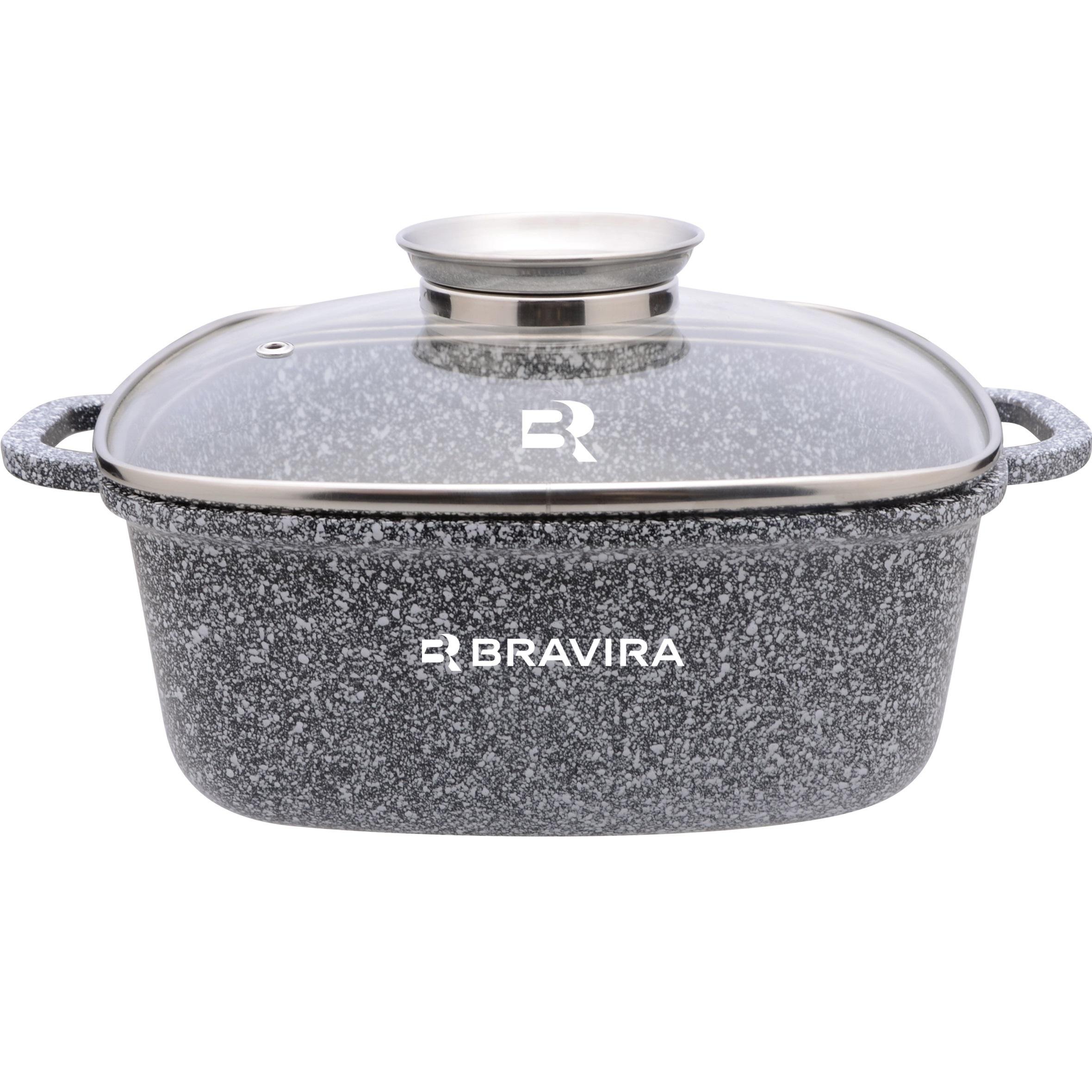 Каструля BRAVIRA CraftStone квадратна 2,8 л (BR8006-20)