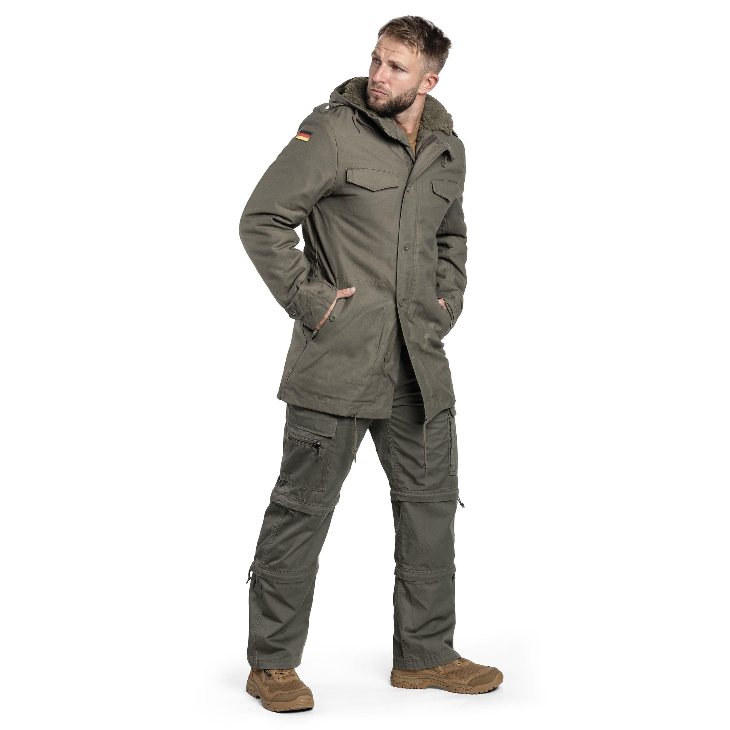 Куртка Brandit BW Parka Flag L Olive (3163/1L) - фото 2