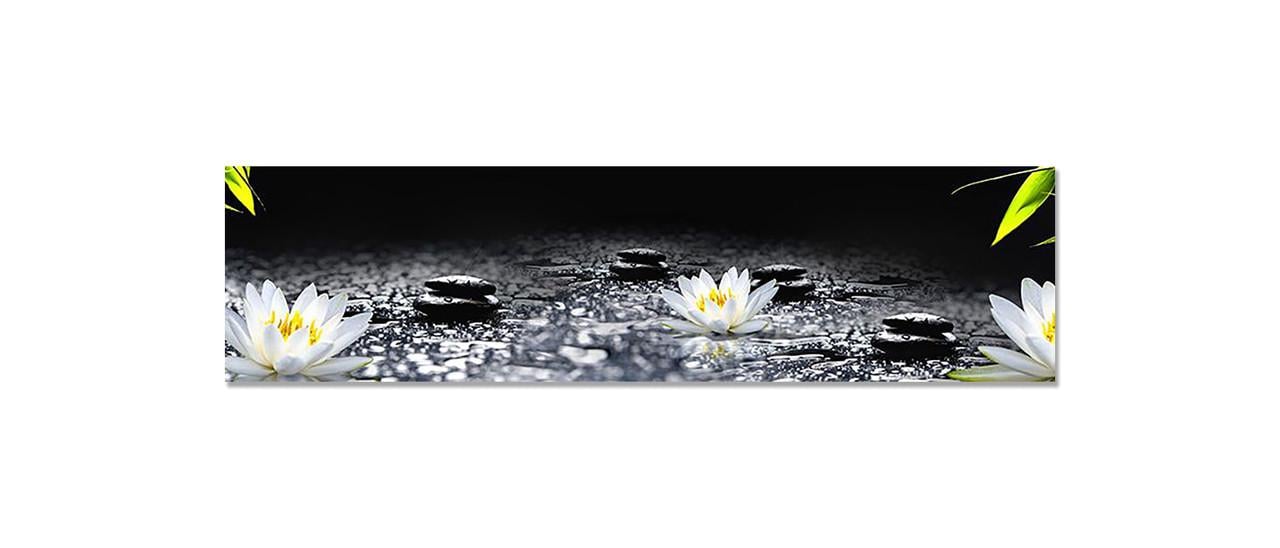 Наліпка вінілова 3D Zatarga Лотоси і Роса 650х2500 мм (1274515377) Наліпка вінілова 3D Zatarga Лотоси і Роса 650х2500 мм (1274515377)