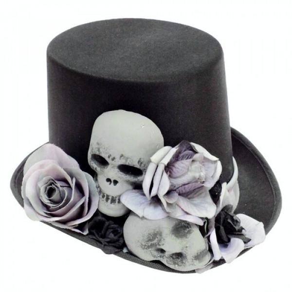Декор для Хэлоуина Seta Шляпа цилиндр Мертвый жених (17-827BLK-GY)