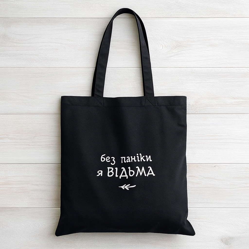 ЭКО-сумка Presentville Market "Без паніки я відьма" (KOTM 23J006)