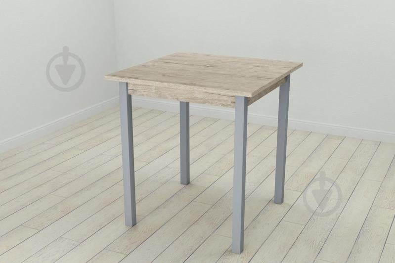 Стол кухонный Ferrum-decor Диего 75x70x70 Серый ДСП Шервуд 16мм (DIE0051)