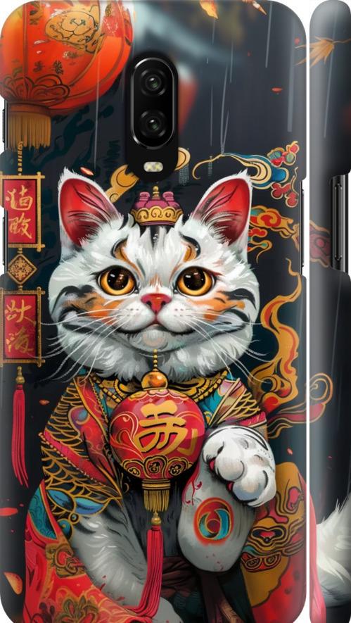 Чехол на OnePlus 6T China Cat v2 (6135m-1587-42517)