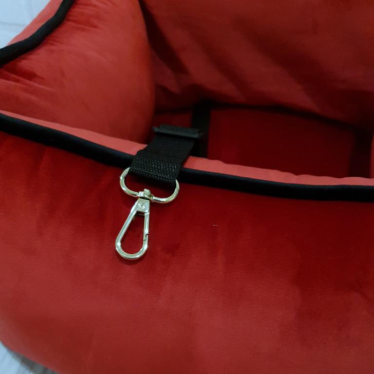 Автокрісло для собак Amore mio Cane Medium до 5 кг 50х45х25 см Red (CS-0021) - фото 4 Автокрісло для собак Amore mio Cane Medium до 5 кг 50х45х25 см Red (CS-0021) - фото 4