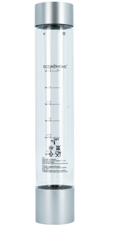 Пляшка SODA@HOME Mercurius 1000 мл Silver